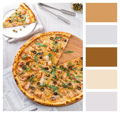 Fast Food Bakery Products Pizza Image